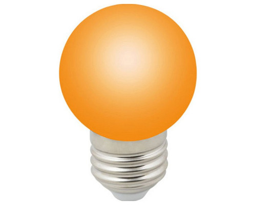 Лампа светодиодная Volpe Sky E27 1Вт K LED-G45-1W/ORANGE/E27/FR/С