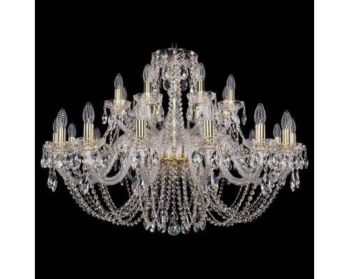 Подвесная люстра Bohemia Ivele Crystal 1406 1406/16+8/360/G