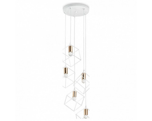 Подвесной светильник Ideal Lux Ice ICE SP5 BIANCO