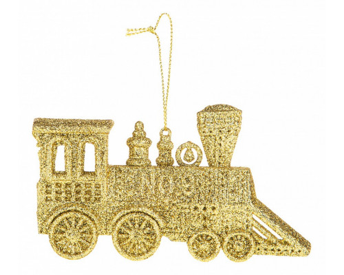 Елочная игрушка (6x12 см) Паровозик 858-156