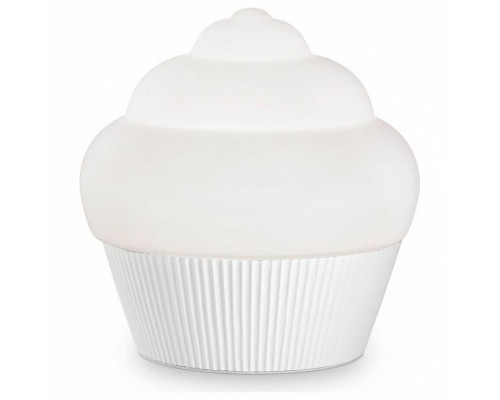 Настольная лампа декоративная Ideal Lux Cupcake CUPCAKE TL1 BIG BIANCO