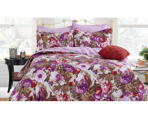 Постельное белье семейное Цветочное изобилие