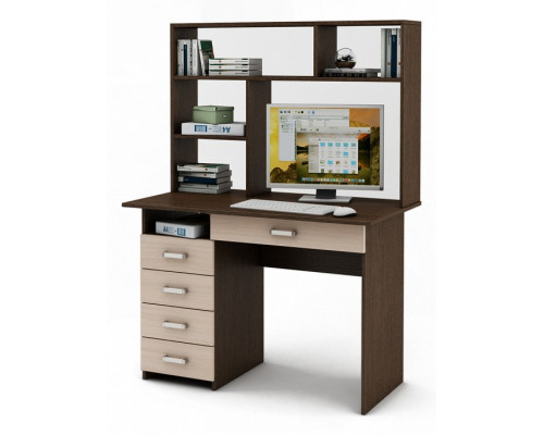 Стол компьютерный Лайт-4Я СН