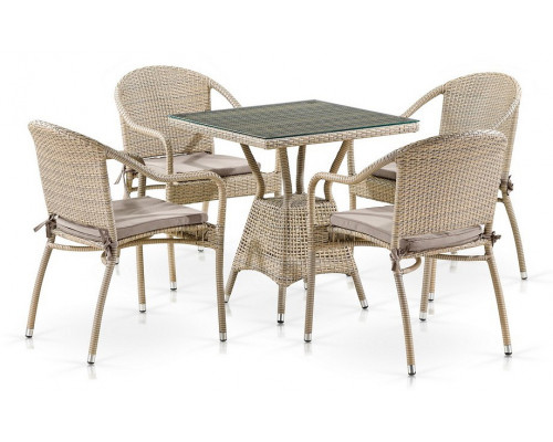 Набор уличный  T706/Y480C-W85 Latte (4+1)