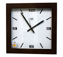 Настенные часы (45x45 см) Sars 0195 Dark Walnut