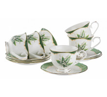 Чайный набор на 6 персон Ландыш 264-302