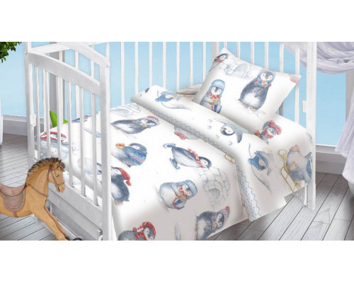 Постельное белье детское Пингвинята