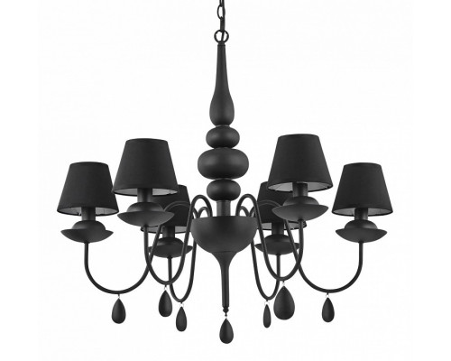 Подвесная люстра Ideal Lux Blanche BLANCHE SP6 NERO
