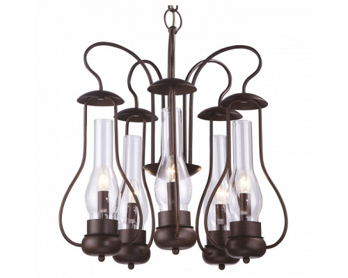 Подвесная люстра Arte Lamp Bulbo A8955LM-5BR