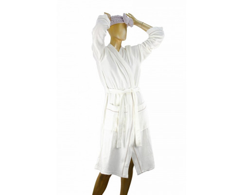 Халат женский (52 (RUS) 44 (EU) XL (INT)) Х-В0001-Бел
