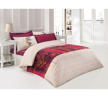 Постельное белье полутораспальное Кармин