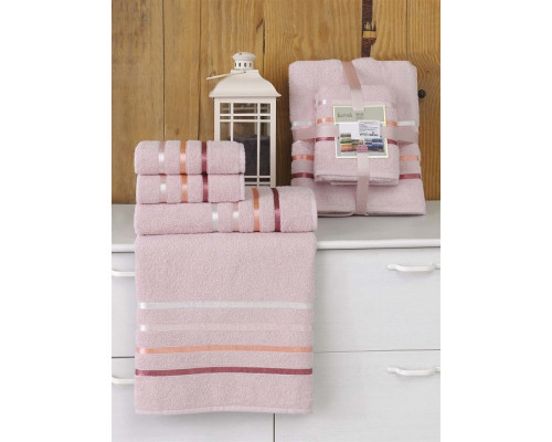 Набор из 4 полотенец для ванной BALE