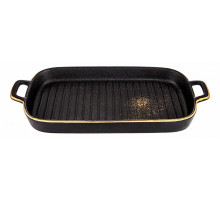 Блюдо декоративное (28 см) Bronco midnight gold 42-367