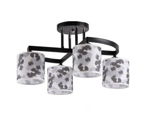 Потолочная люстра Imex 51536 MD.51536-4-S BK+CH
