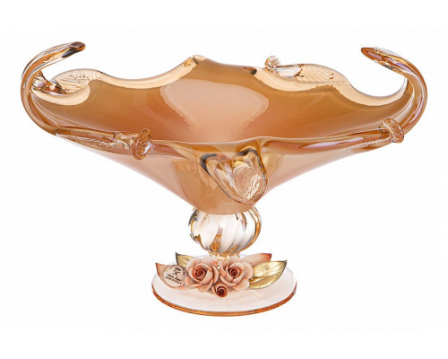 Чаша декоративная (24х16 см) White Cristal Honey Gondola 647-755