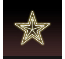 Звезда световая День Победы [0.41x0.39 м] RL-KN-9-11-WW