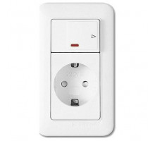 Розетка с заземлением Imex 1023 WST 1023L WH