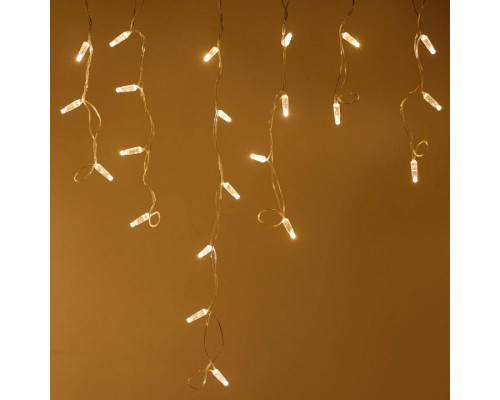 Бахрома световая [2.4x0.6 м] Edge ARD-EDGE-CLASSIC-2400x600-CLEAR-88LED-FLASH WARM (230V, 6W)