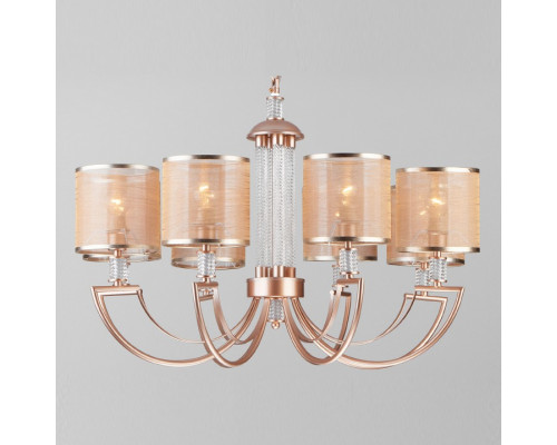 Подвесная люстра Eurosvet Licata 60099/8 перламутровое золото