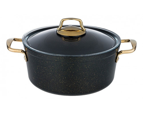 Кастрюля (3.5 л) Agness Премиум Черное золото 936-213