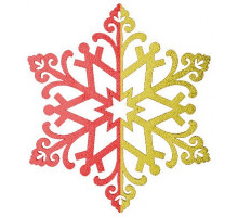 Елочная игрушка [40 см] Снежинка сказочная 502-388