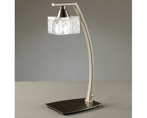Настольная лампа декоративная Mantra Zen Satin Nickel 1447