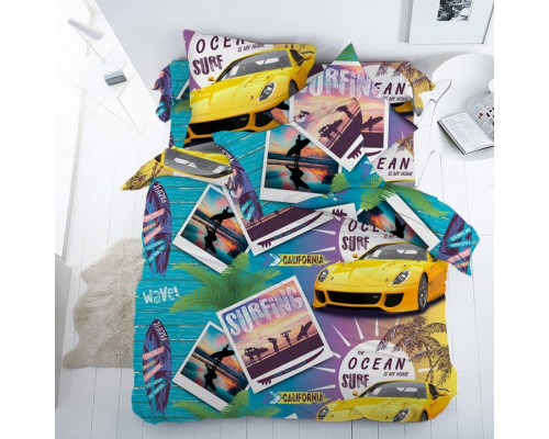 Постельное белье полутораспальное Серфинг