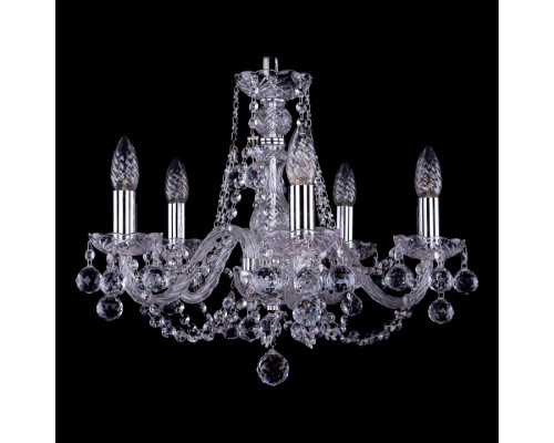 Подвесная люстра Bohemia Ivele Crystal 1406 1406/5/160/Ni/Balls