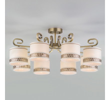 Потолочная люстра Eurosvet Frangia 60086/8 античная бронза