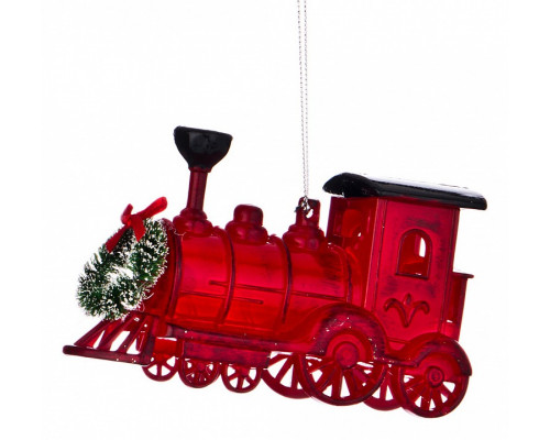 Елочная игрушка (13x4.5x7 см) Паровоз 865-441