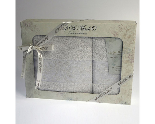 Набор из 2 полотенец для ванной Maria S.032крем