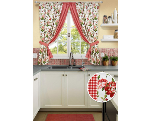 Комплект штор Red Luly - S
