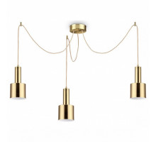 Подвесной светильник Ideal Lux Hook HOLLY SP3 OTTONE SATINATO