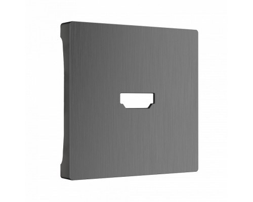 Накладка для HDMI Werkel графит рифленый WL04-HDMI-CP (графит рифленый)