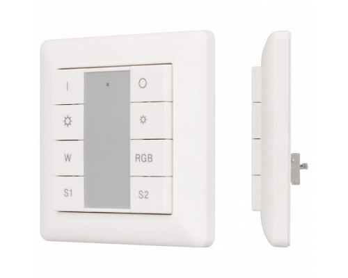 Панель-диммера клавишная накладная Arlight Knob SR-2422K8-DT8 (DALI, RGBW, 1 зона)