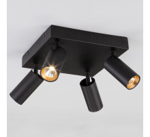 Спот Eurosvet Fleur 20066/4 черный/золото 20W