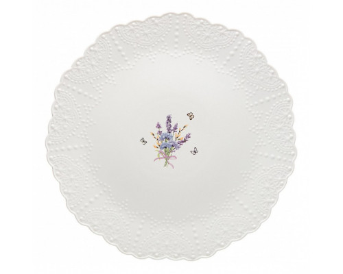 Блюдо декоративное (30 см) Прованс ажур 189-232