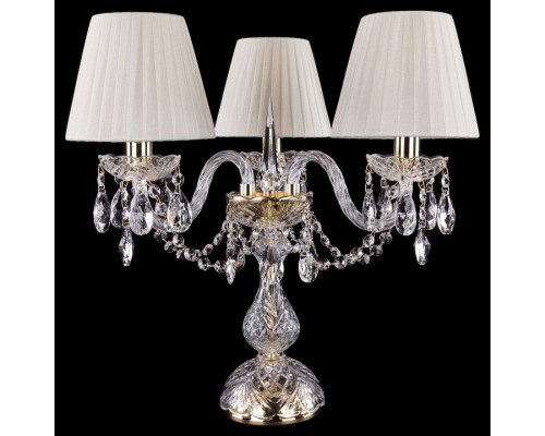 Настольная лампа декоративная Bohemia Ivele Crystal 5706 1406L/3/141-39/G/SH3-160