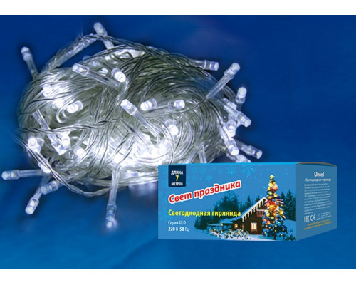 Гирлянда Нить Uniel ULD-S0700 ULD-S0700-060/DTA WHITE IP20