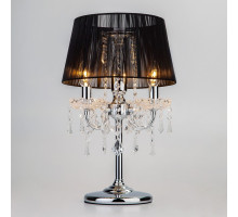 Настольная лампа декоративная Eurosvet Allata 2045/3T хром/черный настольная лампа