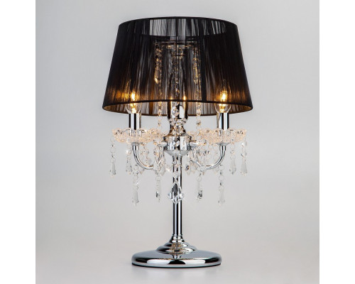 Настольная лампа декоративная Eurosvet Allata 2045/3T хром/черный настольная лампа