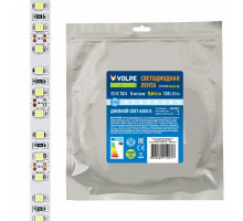 Лента светодиодная Volpe ULS-Q330 ULS-Q330 2835-120LED/m-8mm-IP20-DC12V-9,6W/m-5M-6500K катушка в герметичной упаковке