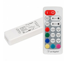 Контроллер-регулятор цвета RGBW с пультом ДУ Arlight ARL-MIN ARL-MINI-RGBW-4x2.5A (5-24V, RF ПДУ 20кн)