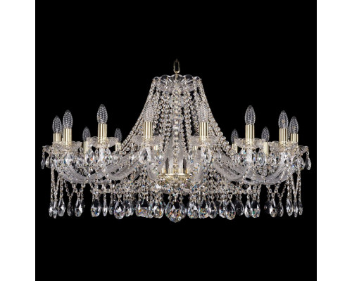 Подвесная люстра Bohemia Ivele Crystal 1413 1413/16/360/G