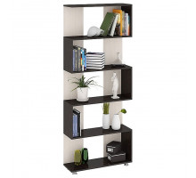 Стеллаж Тип 4 венге цаво/дуб молочный