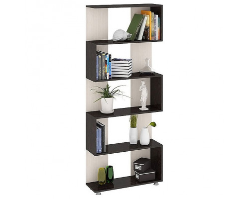 Стеллаж Тип 4 венге цаво/дуб молочный