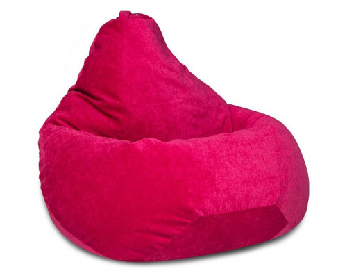 Кресло-мешок Малиновый Микровельвет 2XL