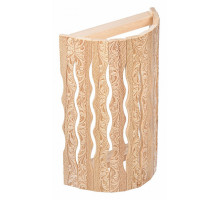 Плафон деревянный Цветы 33420