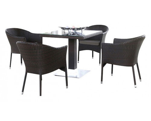 Набор уличный T606SWT/Y350W-W2390 Brown 4Pcs