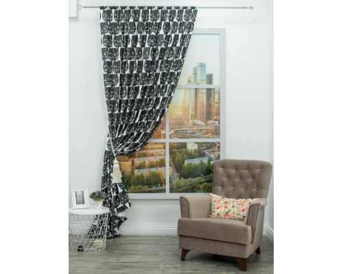 Портьера (200х270 см) 1 шт. Amore Mio RR 13055